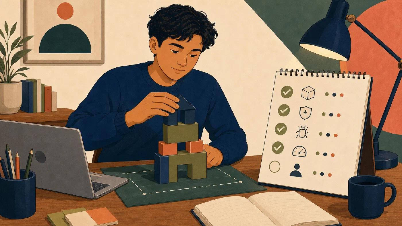 A student-centered editorial illustration representing Define “Done” Before You Start.