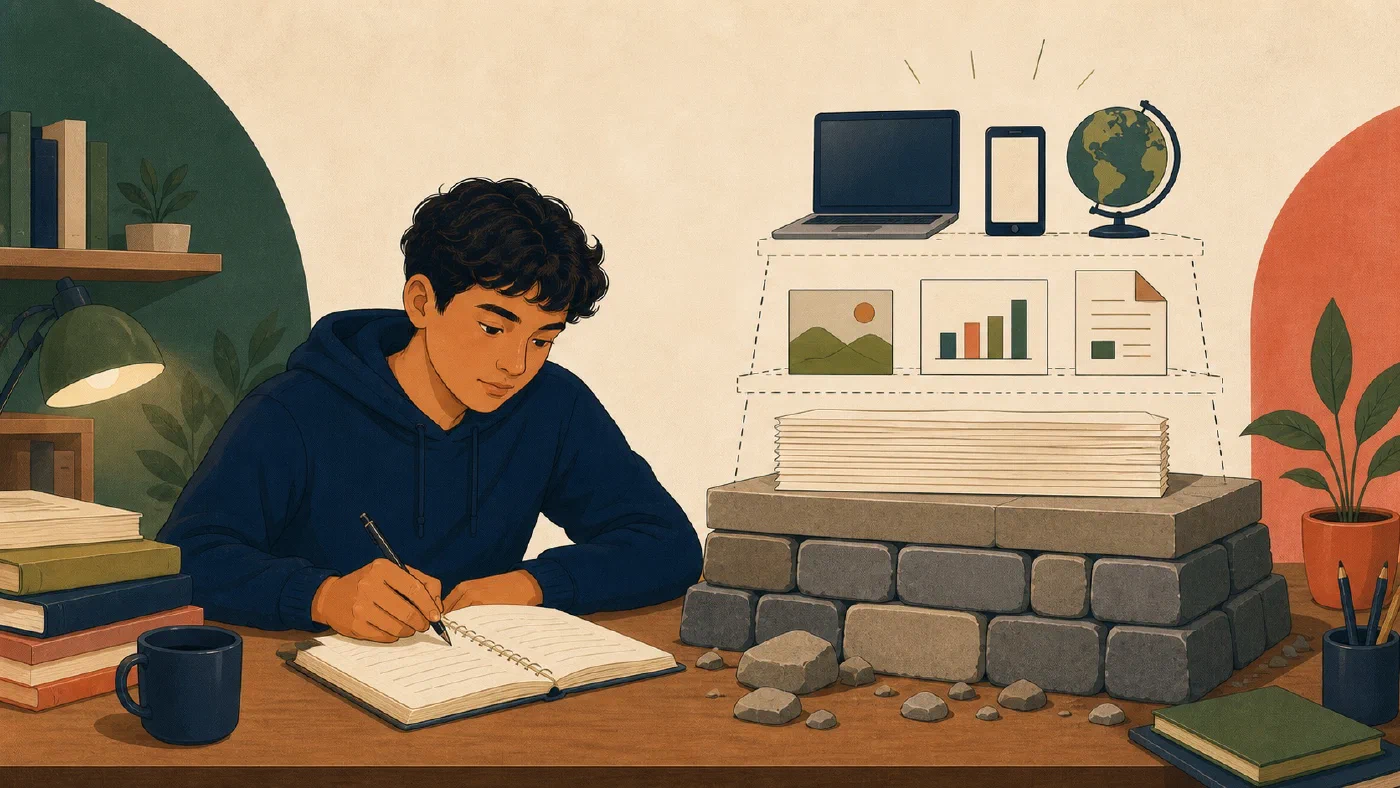 A student-centered editorial illustration representing What Is Plain Text, and Why Should a Student Care?.